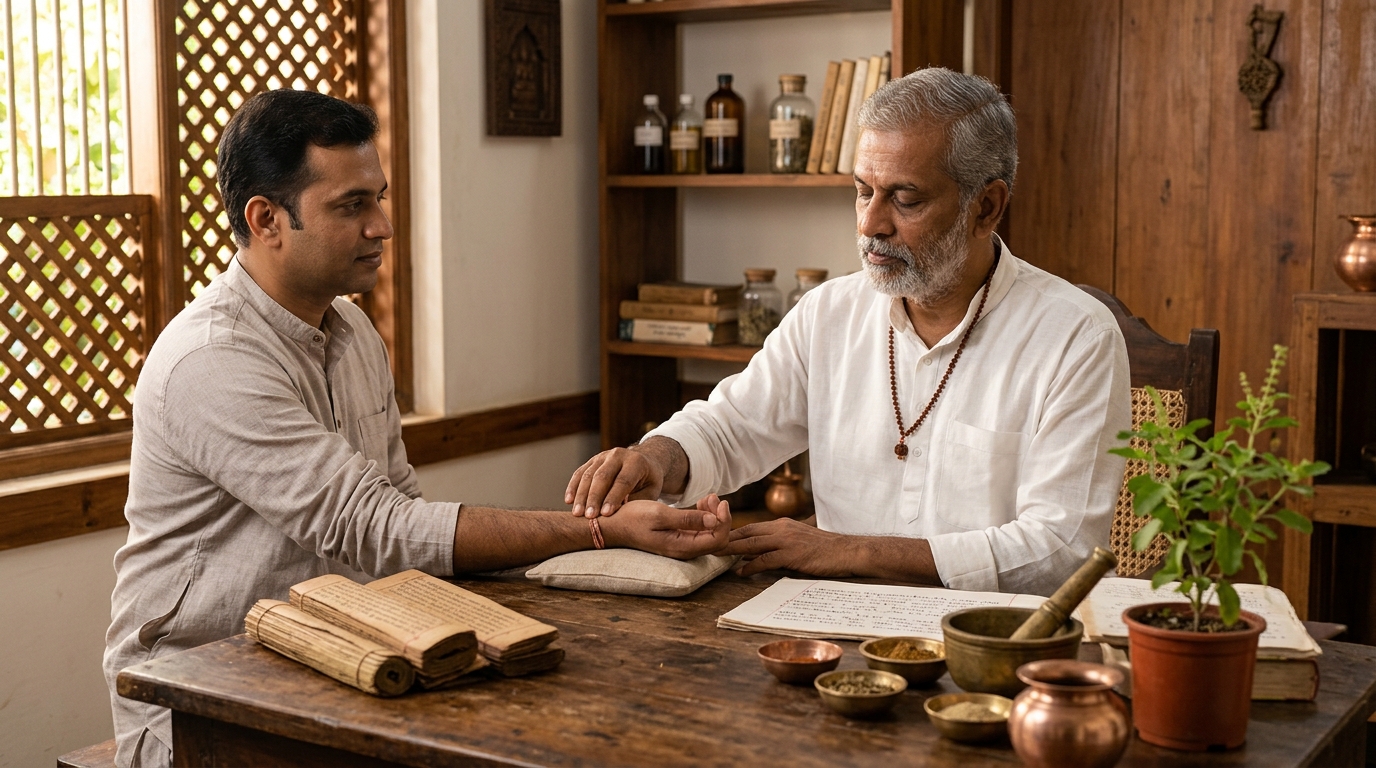 Nadi Pariksha Pulse Diagnosis